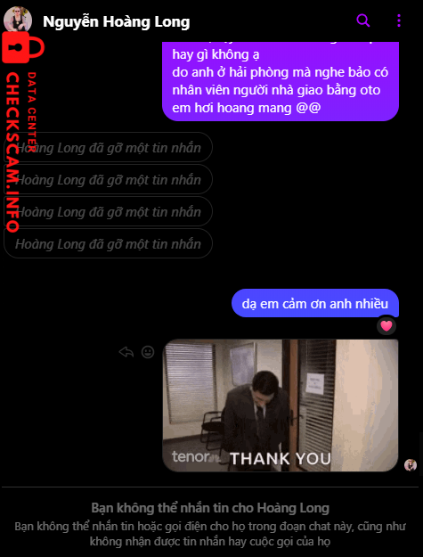 Evidencia contra Truong Dinh Thinh