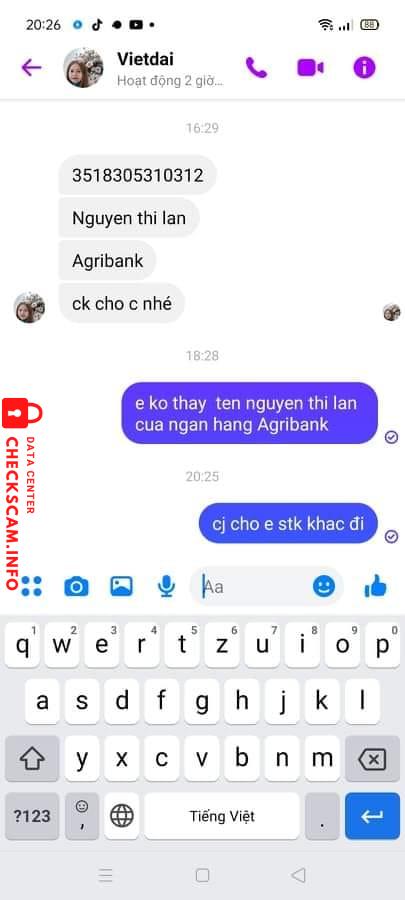 หลักฐานที่เป็นโทษต่อ Nguyễn Thị Lan