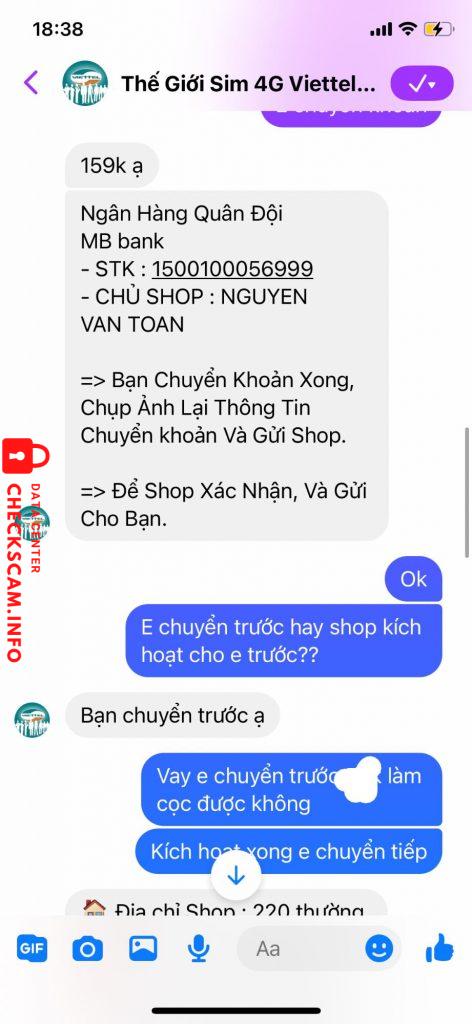 Αποδεικτικά στοιχεία κατά Nguyễn Văn Toàn