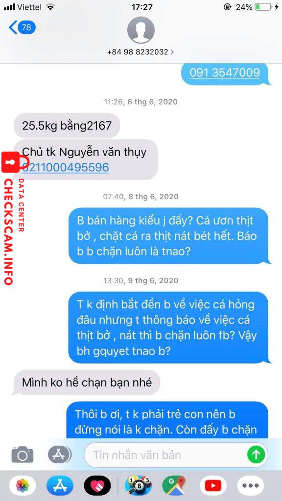 Αποδεικτικά στοιχεία κατά Nguyễn Văn Thụy
