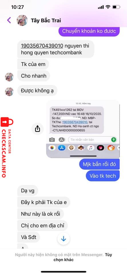 Αποδεικτικά στοιχεία κατά Nguyễn Thị Hồng Quyên