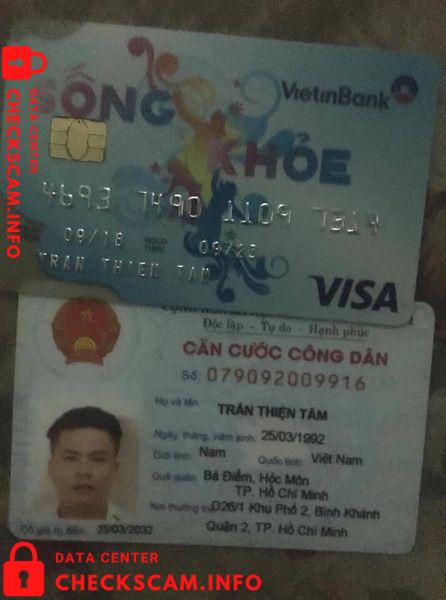 Αποδεικτικά στοιχεία κατά Tran Thien Tam