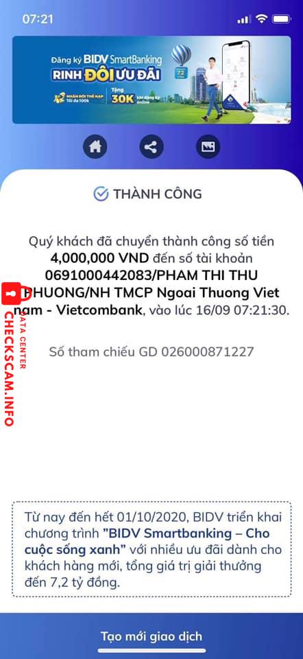 Αποδεικτικά στοιχεία κατά Phạm Thị Thu Phương