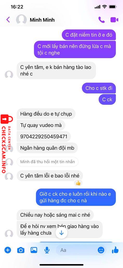 Αποδεικτικά στοιχεία κατά Đỗ Minh Ngọc