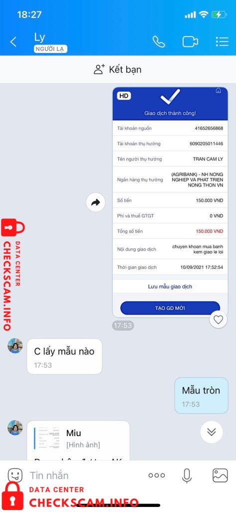 Αποδεικτικά στοιχεία κατά Trần Cẩm Ly
