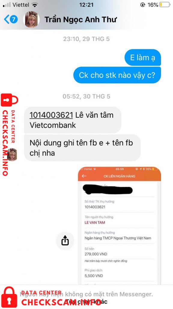 Αποδεικτικά στοιχεία κατά Lê Văn Tâm