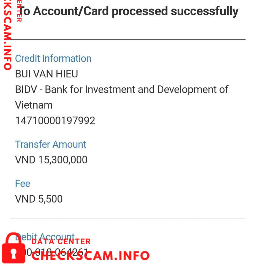 Αποδεικτικά στοιχεία κατά Bùi Văn Hiếu