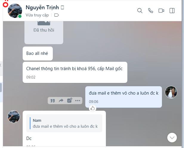 Αποδεικτικά στοιχεία κατά Nguyễn Văn Trịnh
