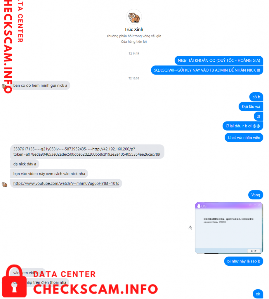 Αποδεικτικά στοιχεία κατά Trúc Xinh