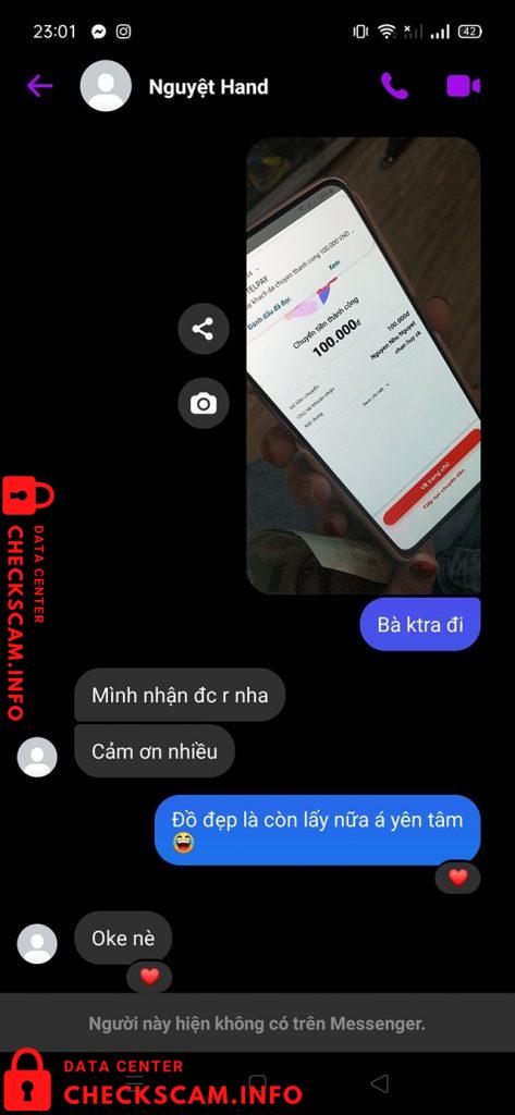 Αποδεικτικά στοιχεία κατά Nguyễn Như Nguyệt