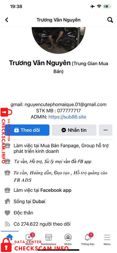 Αποδεικτικά στοιχεία κατά Trương Văn Nguyên