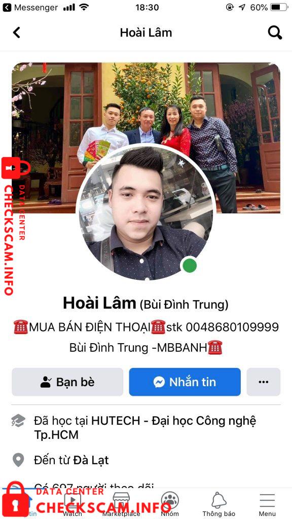 Αποδεικτικά στοιχεία κατά Bui Dinh Trung