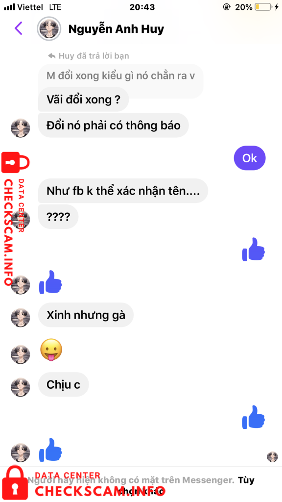 Αποδεικτικά στοιχεία κατά Nguyen Anh Huy