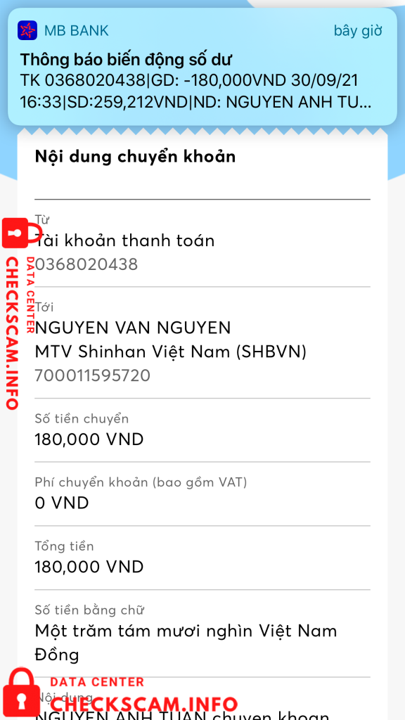 Αποδεικτικά στοιχεία κατά Nguyen Van Nguyen
