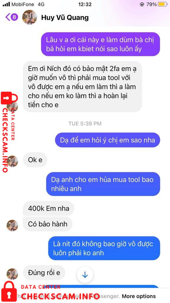 Αποδεικτικά στοιχεία κατά Nguyen Thi Thu Hien