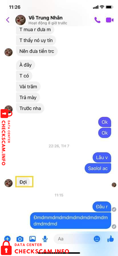 Αποδεικτικά στοιχεία κατά Võ Trung Nhân