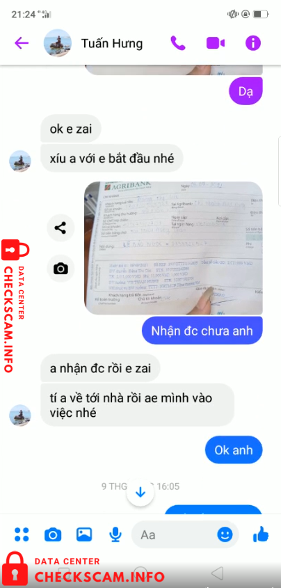 Αποδεικτικά στοιχεία κατά Vũ Tuấn Hưng
