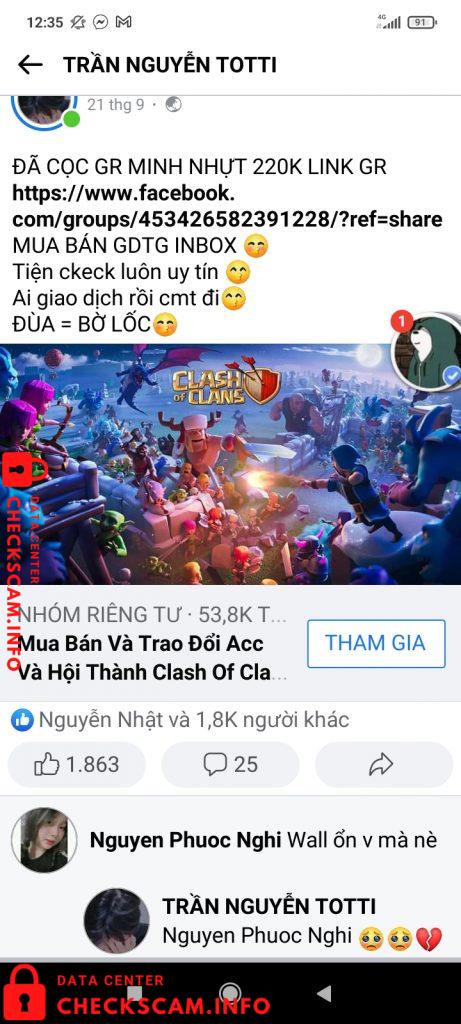 Αποδεικτικά στοιχεία κατά Phòn Văn Quang