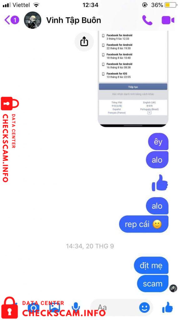 Αποδεικτικά στοιχεία κατά Văn Vinh