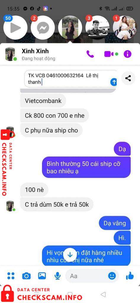 Evidence against Lê Thị Thanh