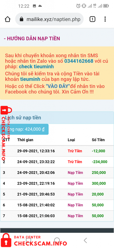 Bukti melawan Hoàng Minh Đức