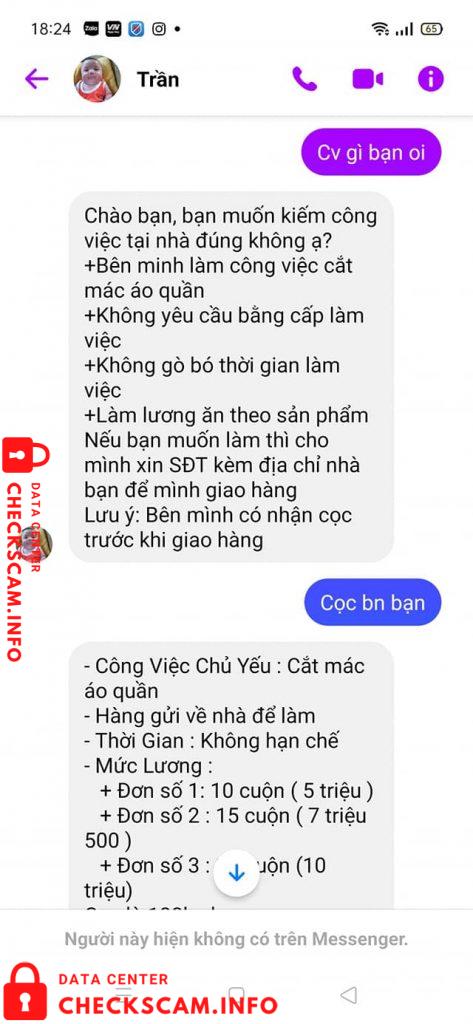 Bukti melawan Tran Thi Gia Han