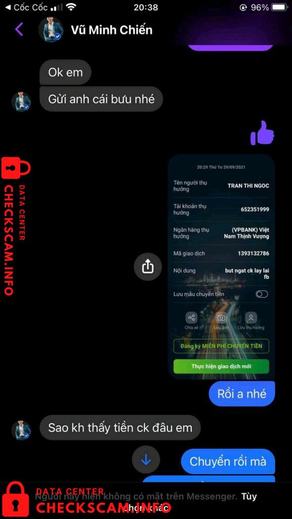 Bukti melawan Vu Minh Chien