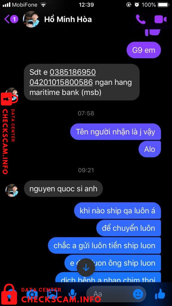Bukti melawan Nguyen Quoc Si Anh