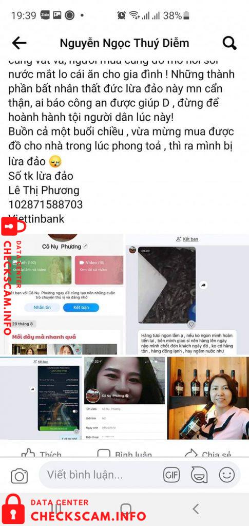 Bukti melawan Le Thi Phuong