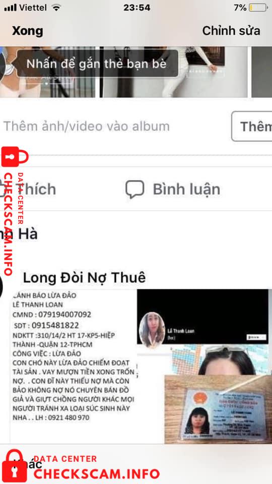 Bukti melawan Lê Thành Luân