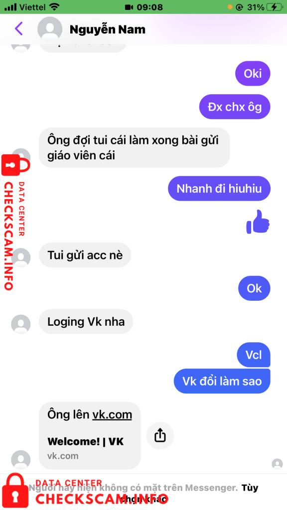 Bukti melawan Bùi Hoài Nam