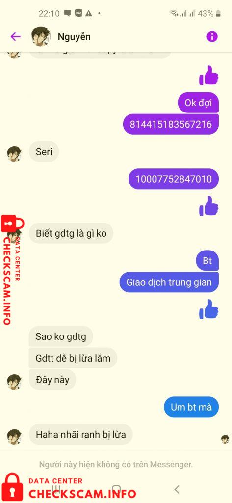Bukti melawan Hùng Nguyễn