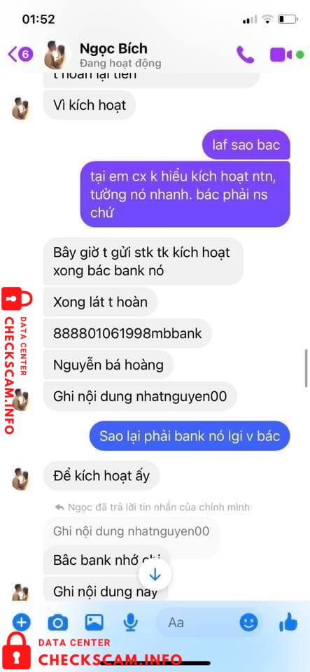 Bukti melawan Nguyễn Bá Hoàng