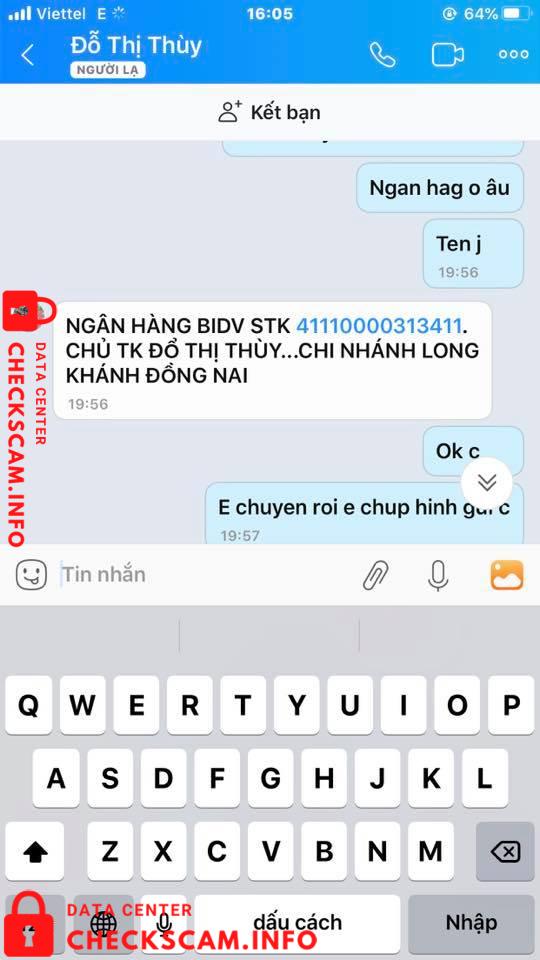 Bukti melawan Đỗ Thị Thùy