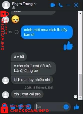Bukti melawan Pham Van Trung
