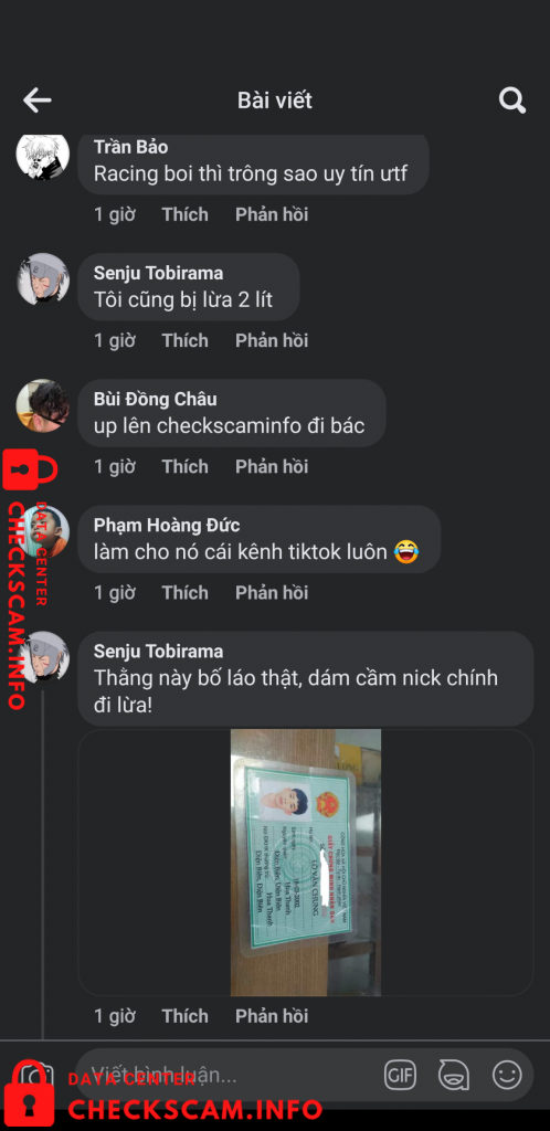 Bukti melawan Lò Văn Chung