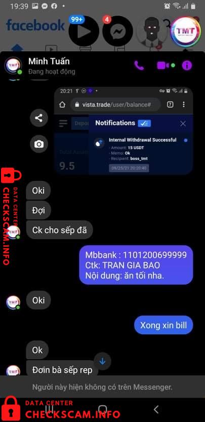 Bukti melawan Trần Minh Tuấn