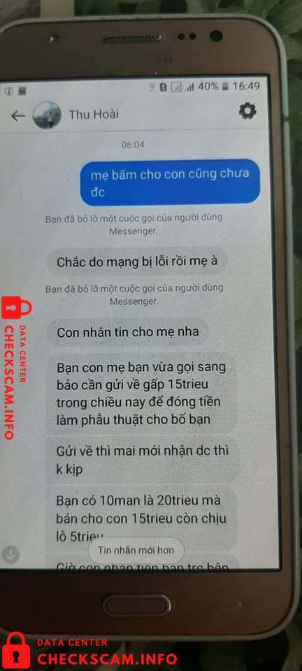 Evidência contra Phạm Xuân Tùng Lâm