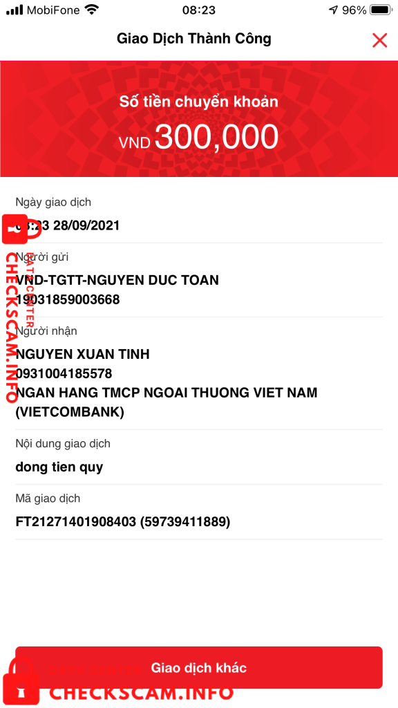 Bukti melawan Đỗ Duy Phương