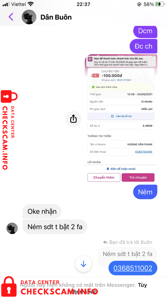 Bukti melawan Dân Buôn ( Truang gian mua bán )