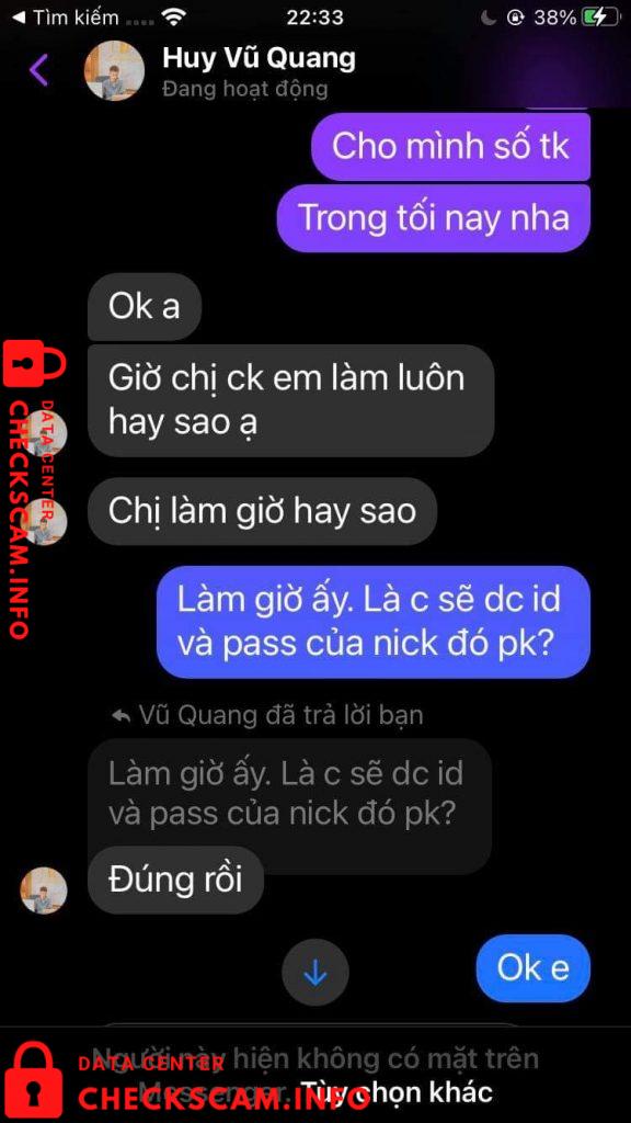 Bukti melawan Le Thi Thu Hien