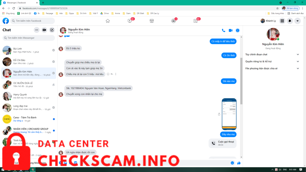 Bukti melawan Nguyen Van Hoan