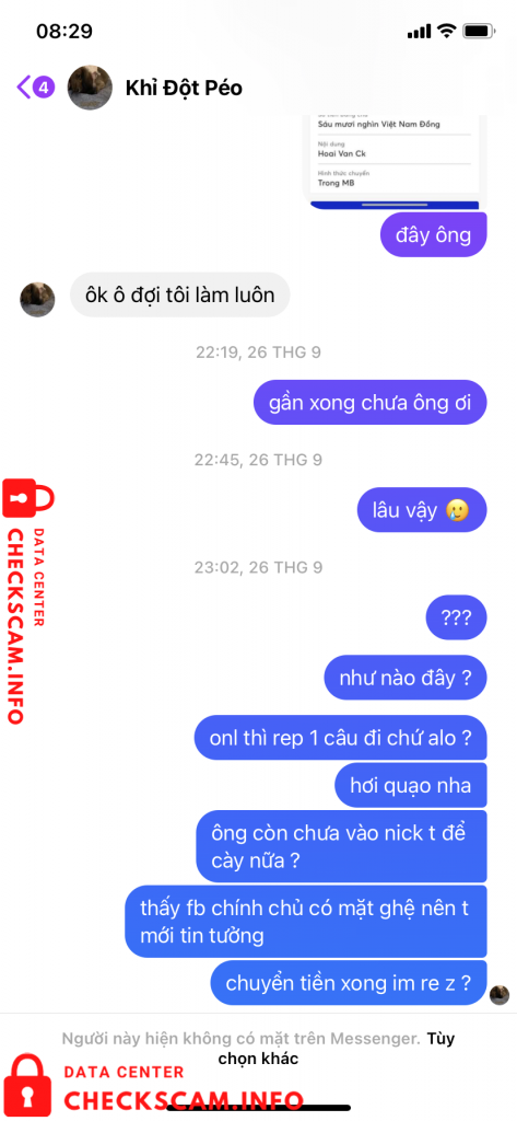 Evidência contra Hoang Nhat Long