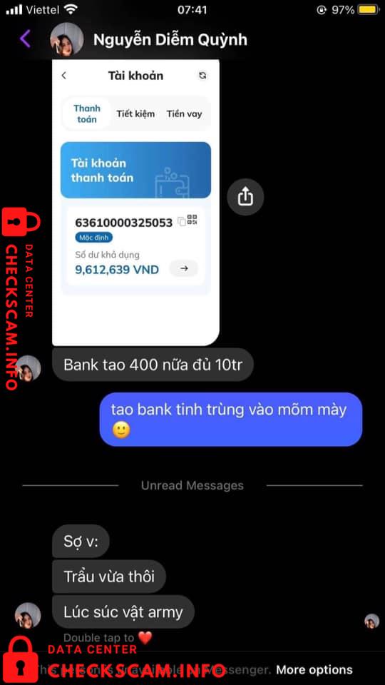 Evidência contra Nguyễn Thị Quỳnh