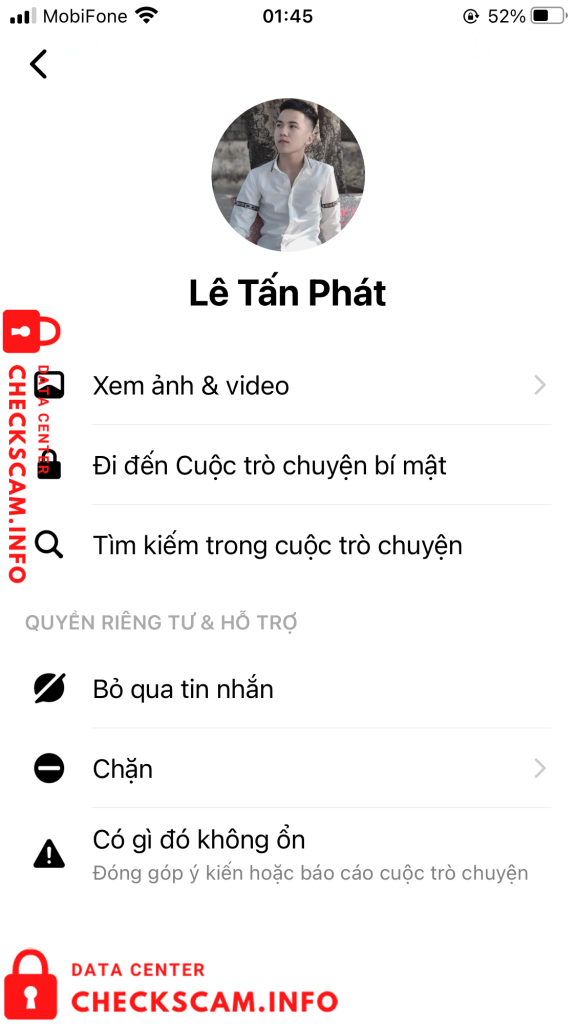 Evidência contra Đỗ Thị Kiều Tiên