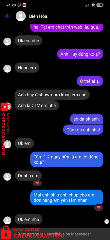 Evidência contra Le Thi Thu Trang