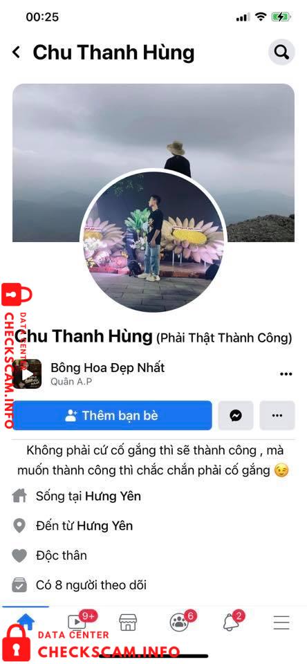 Evidência contra Chu Văn Hùng