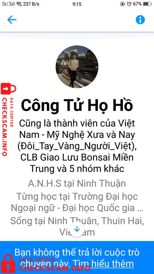 Evidência contra Hồ Ngọc Sơn