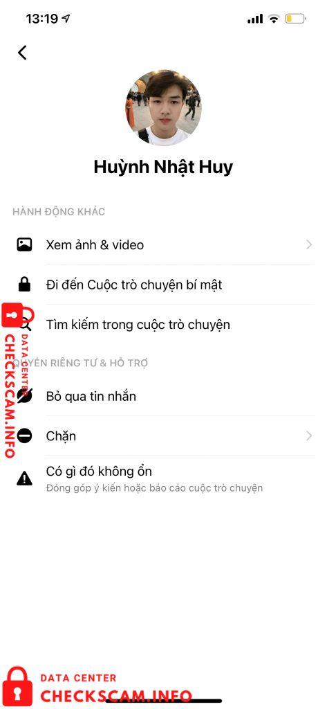 Evidência contra Nguyen Van Tu