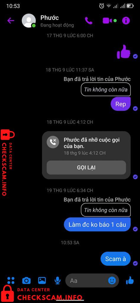 Evidência contra Nguyễn Tiến Phước